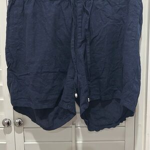 Rafaella Navy Blue Women's Shorts